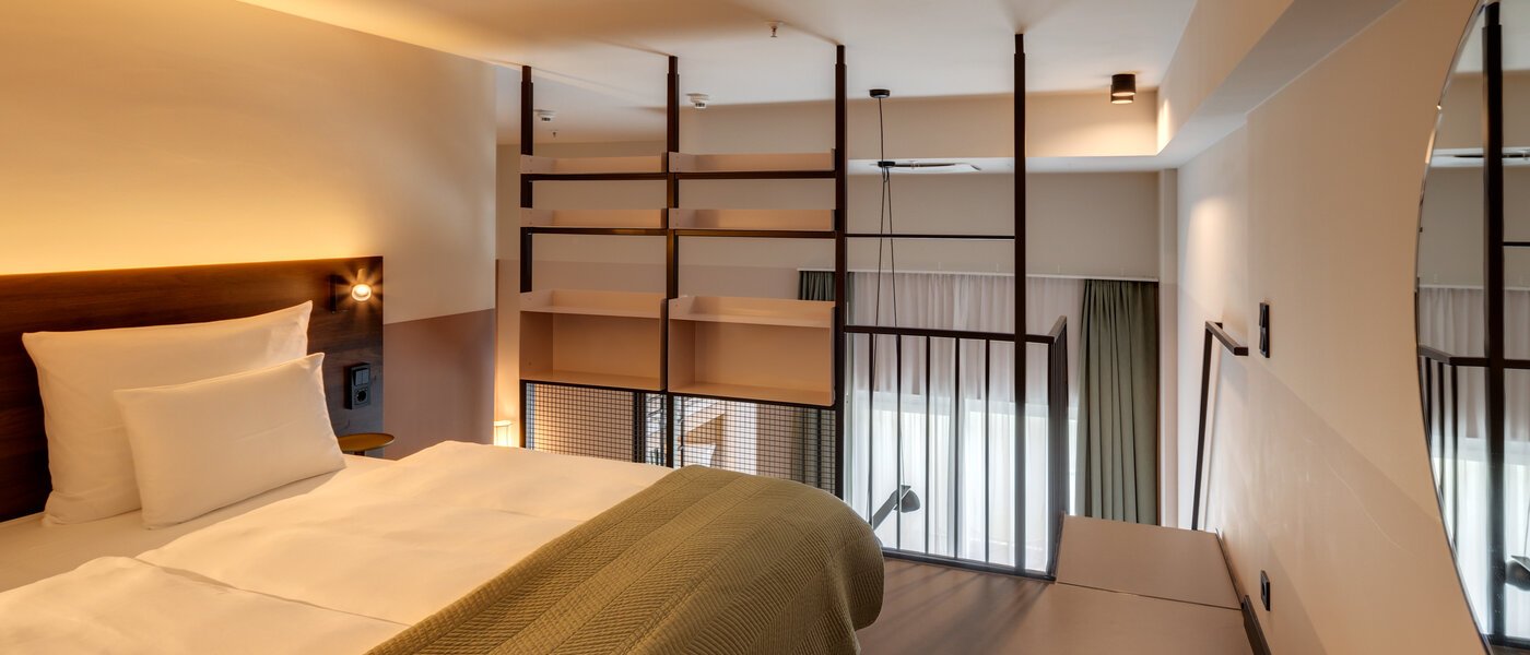 двухэтажная квартира München Neuperlach 02 зона для сна 13536