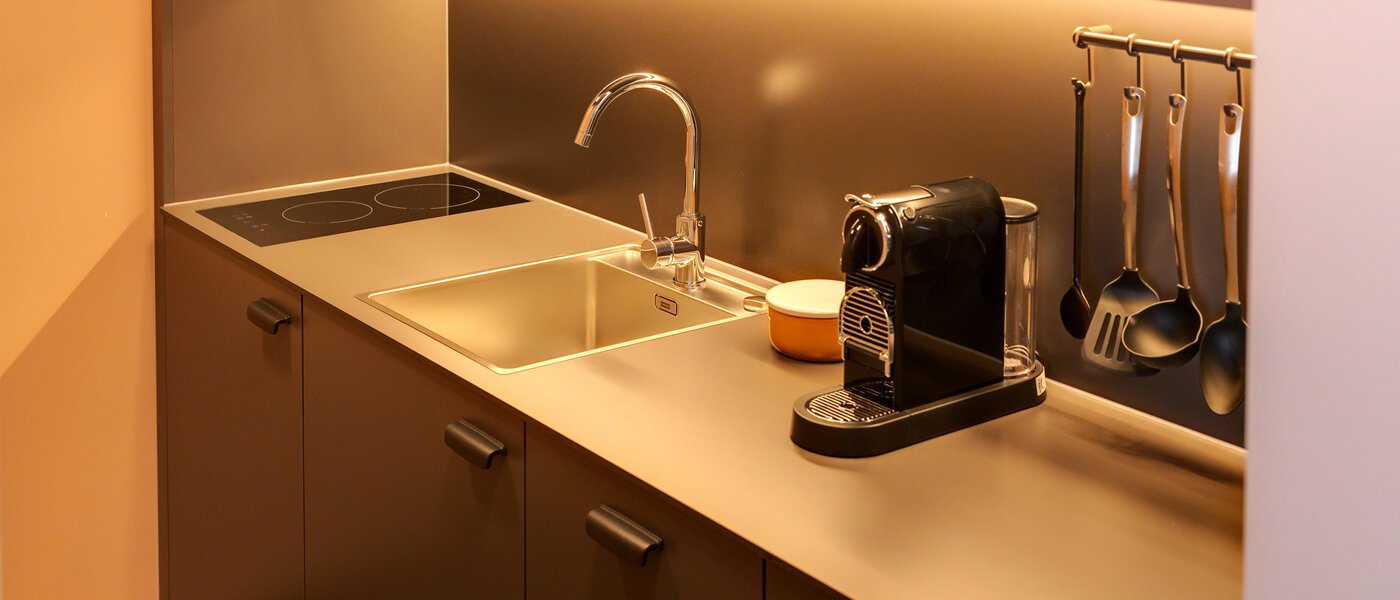 двухэтажная квартира München Neuperlach 02 кухня 13537