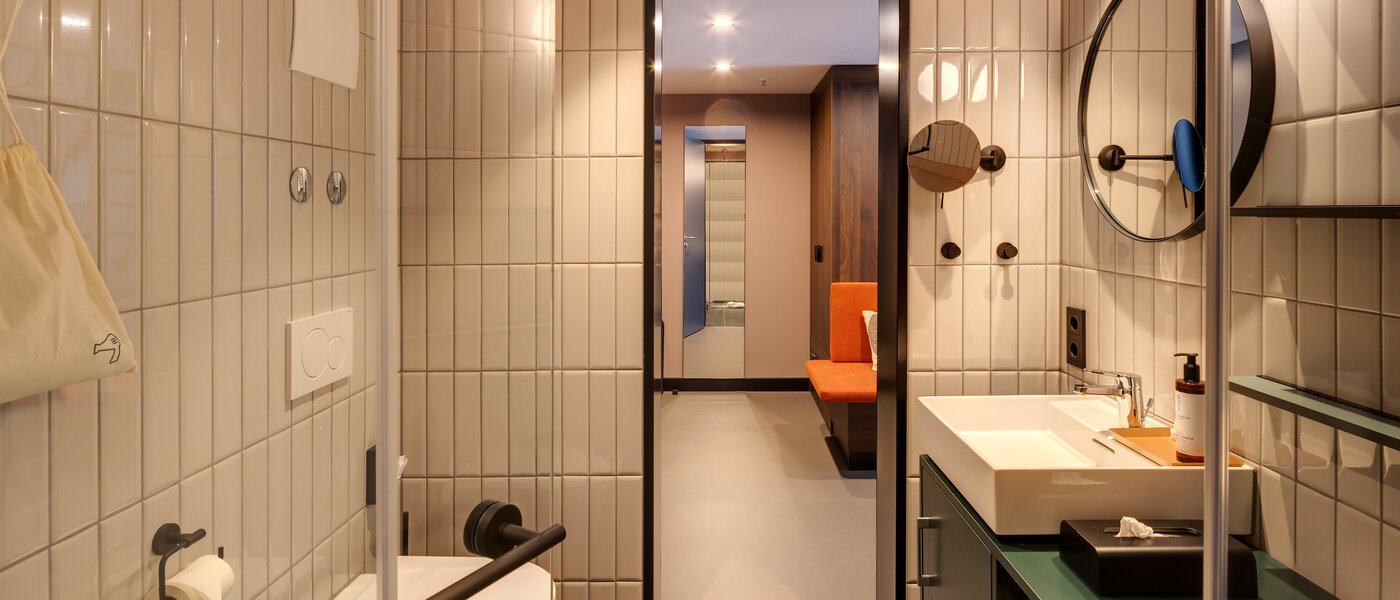 двухэтажная квартира München Neuperlach 02 ванная комната 13537