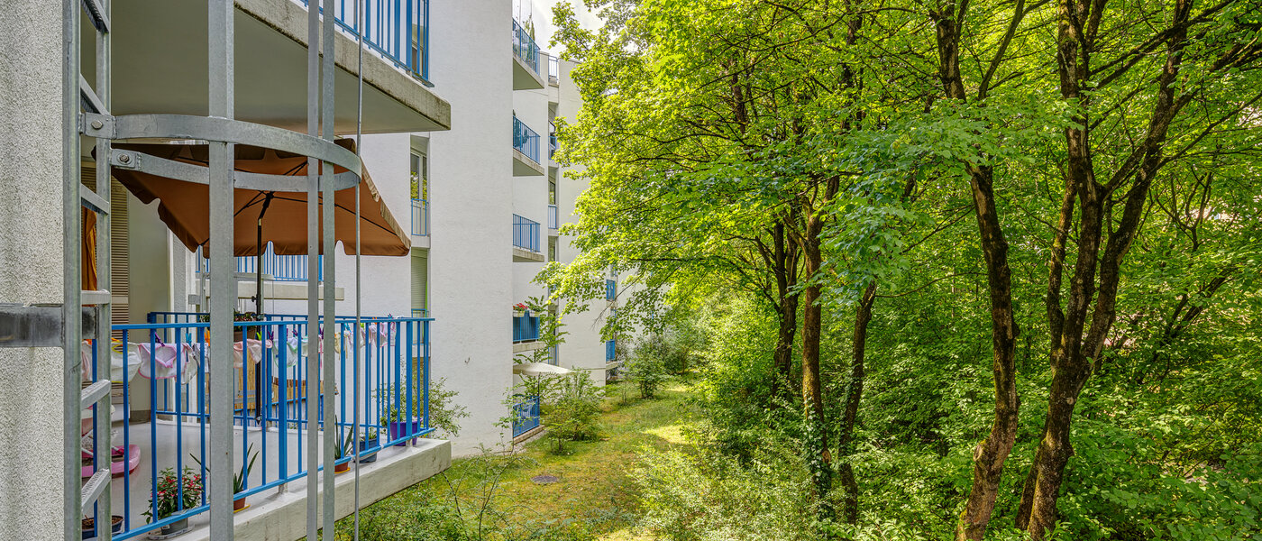 квартира München Untermenzing 02 вид из окна 13539