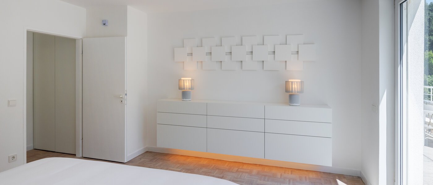 квартира-пентхаус Unterhaching 03 спальная комната 13549