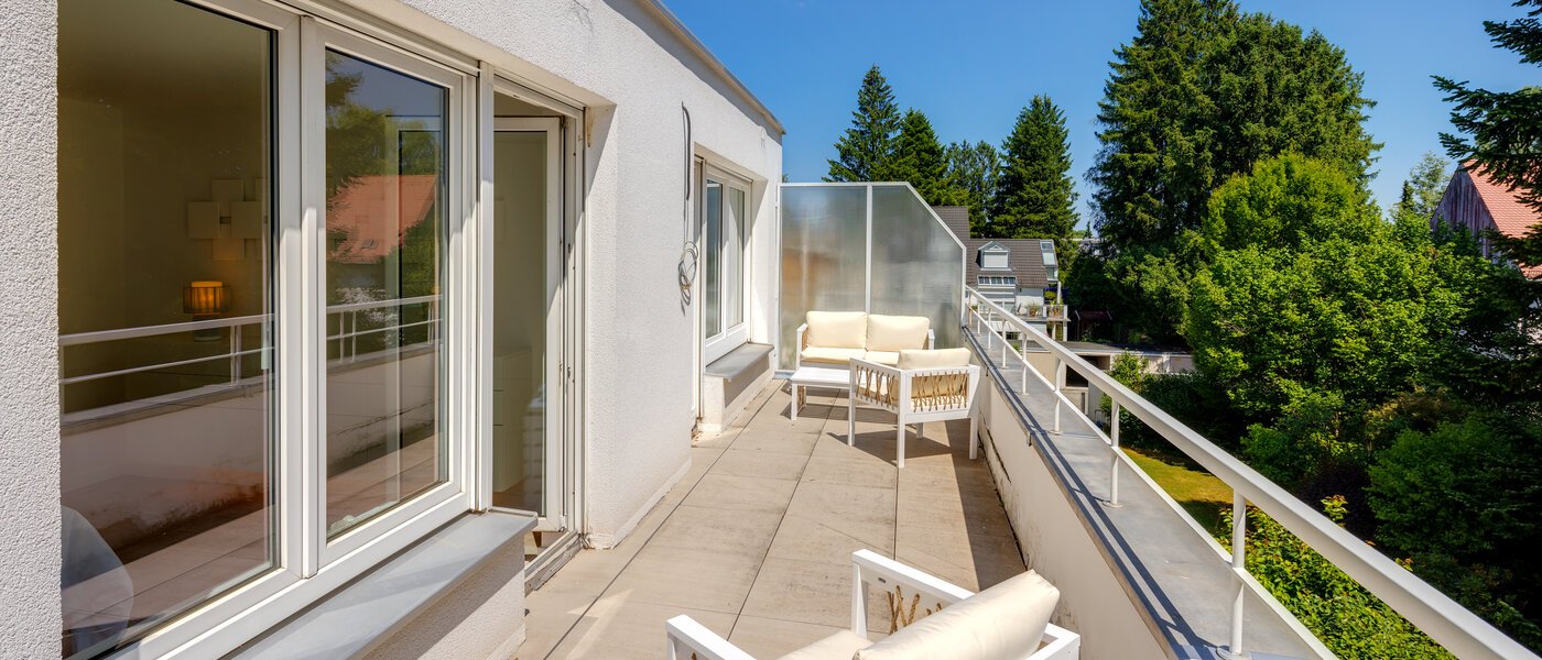 квартира-пентхаус Unterhaching 01 терраса с крышей 13549