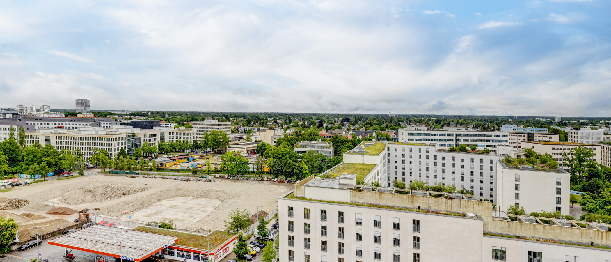 квартира München Obersendling 01 вид из окна 13550