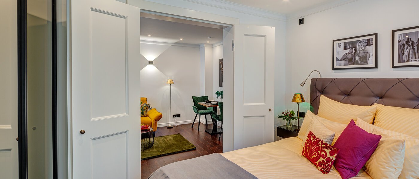 квартира München Nymphenburg 04 спальная комната 13556