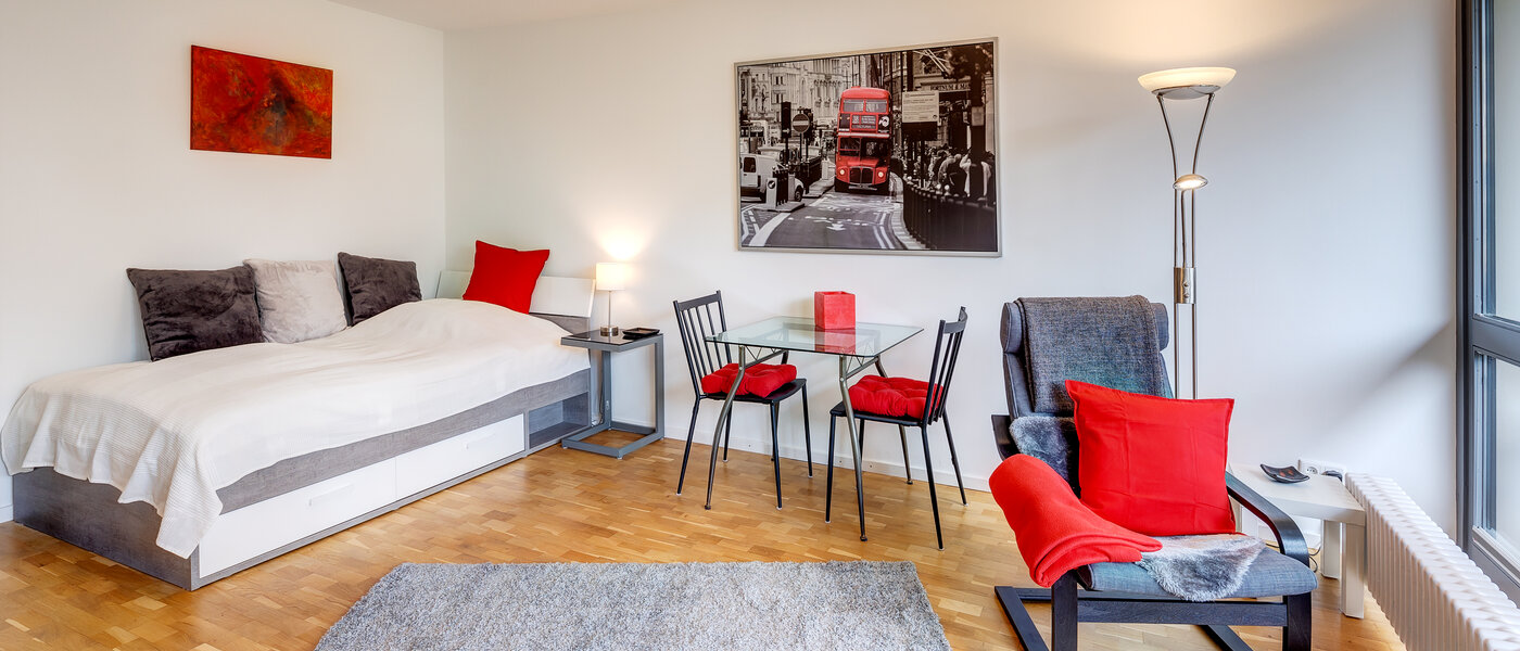 квартира München Schwabing-West (rund um den Hohenzollernplatz) 01 жилое пространство 13567