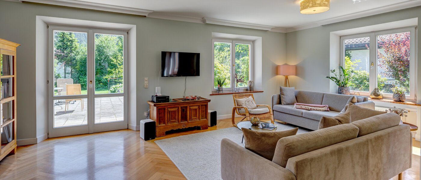 квартира с садом Schliersee 02 жилое пространство 13576