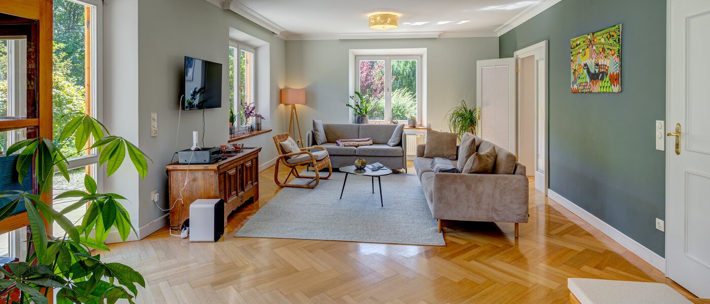 квартира с садом Schliersee 03 жилое пространство 13576