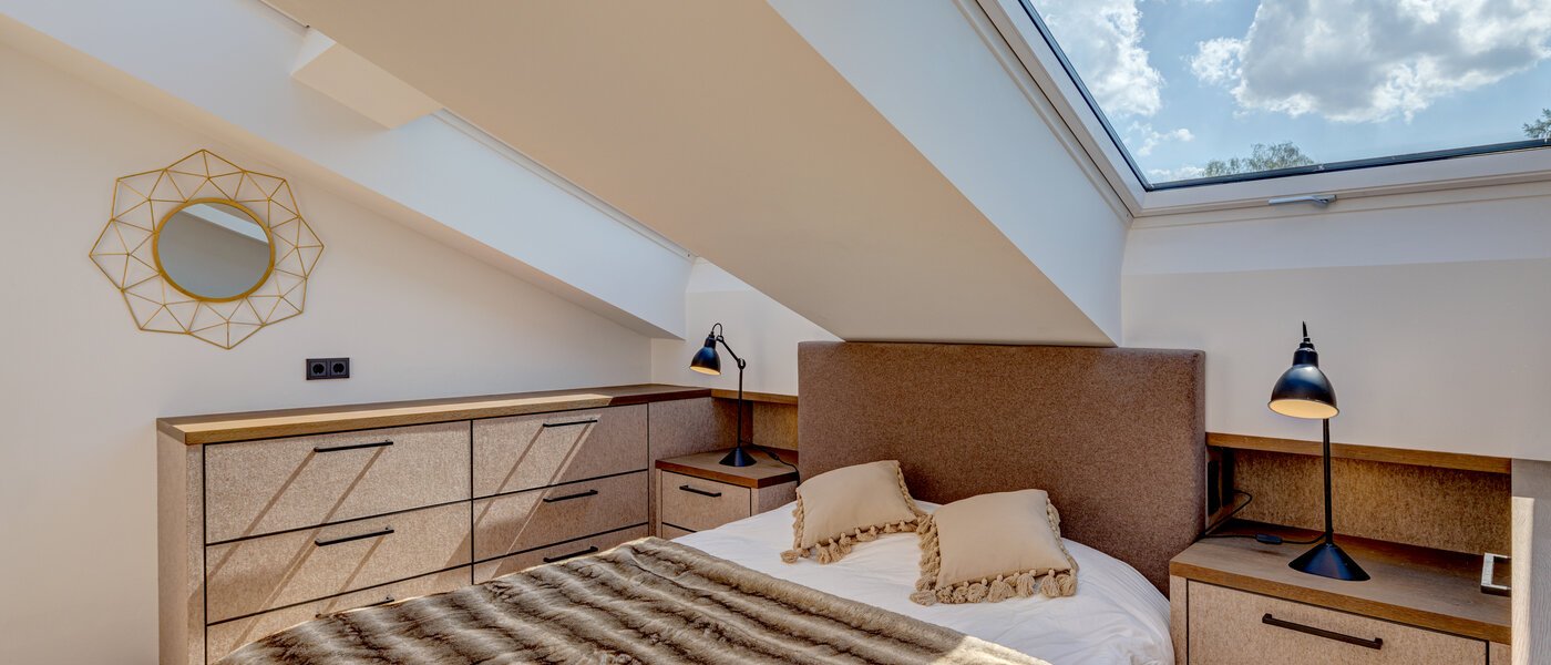 мансардная квартира Holzkirchen 02 спальная комната 13582