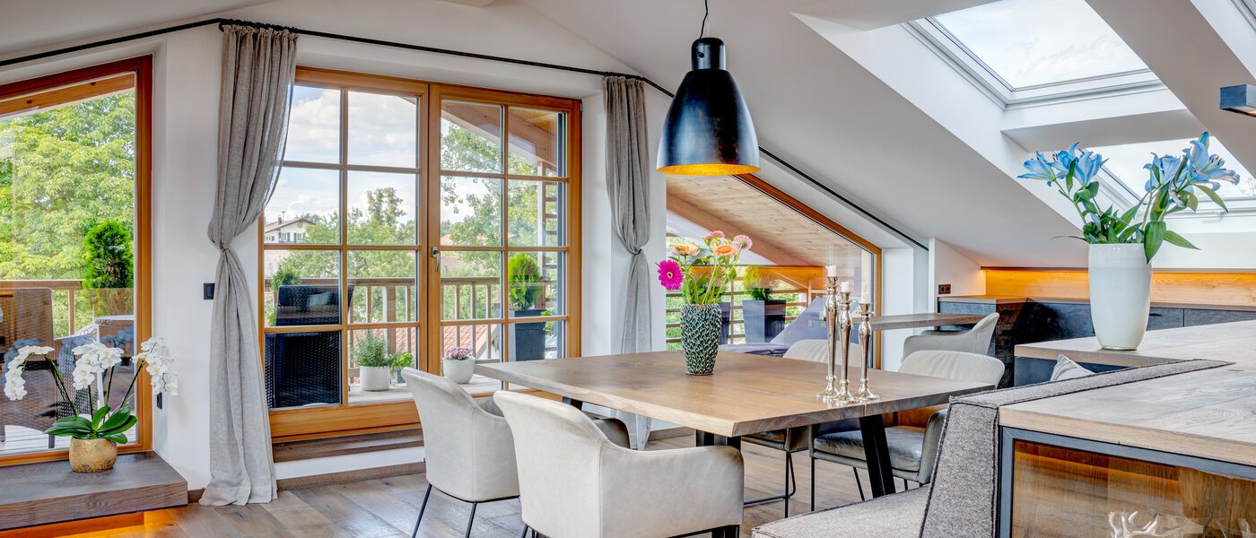 мансардная квартира Holzkirchen 01 жилое пространство 13582