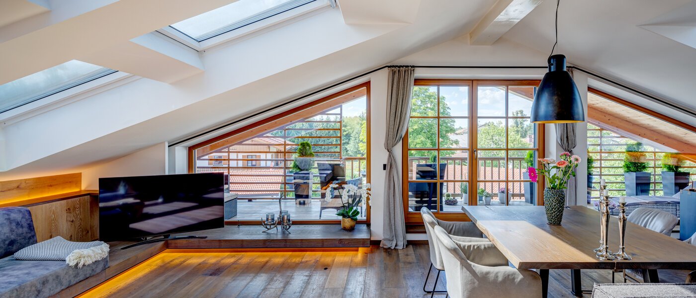 мансардная квартира Holzkirchen 02 жилое пространство 13582