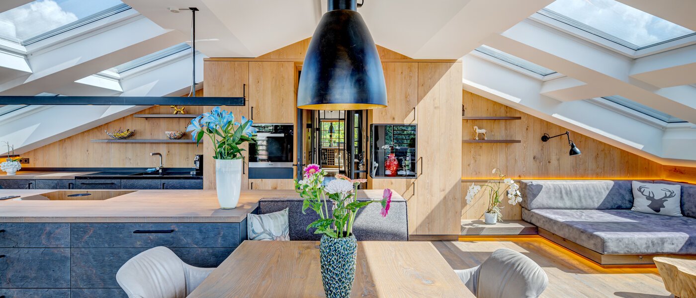 мансардная квартира Holzkirchen 04 жилое пространство 13582