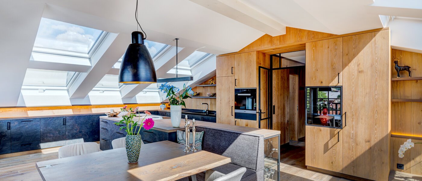 мансардная квартира Holzkirchen 05 жилое пространство 13582