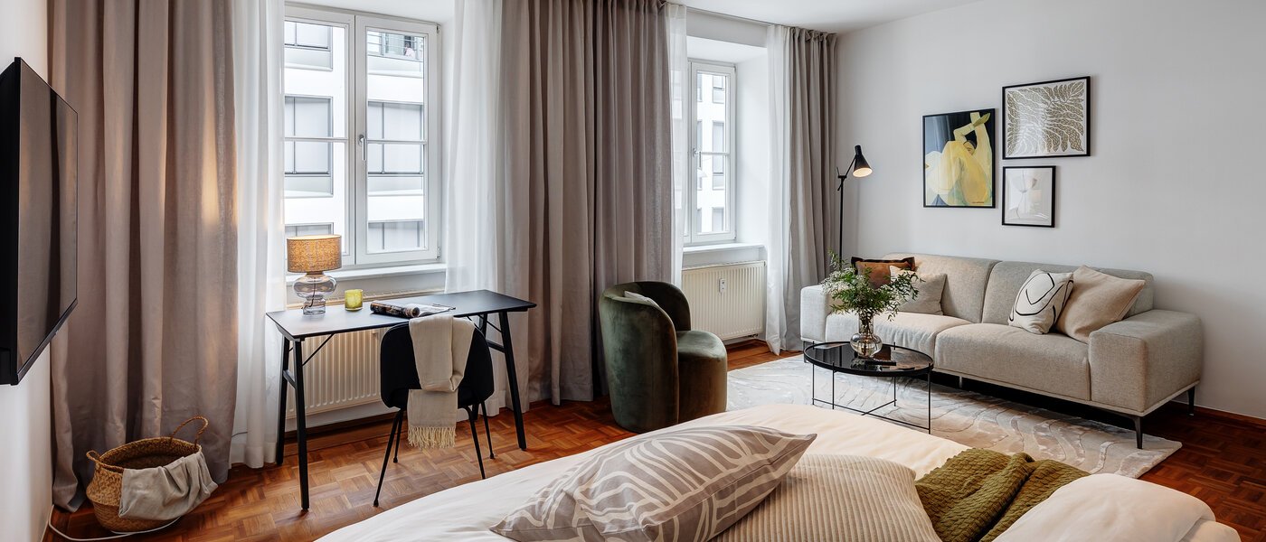 квартира München Lehel 01 жилое пространство 13583