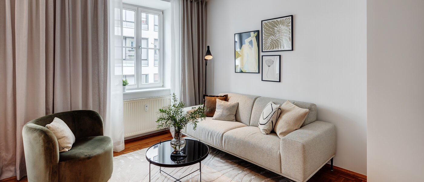 квартира München Lehel 05 жилое пространство 13583