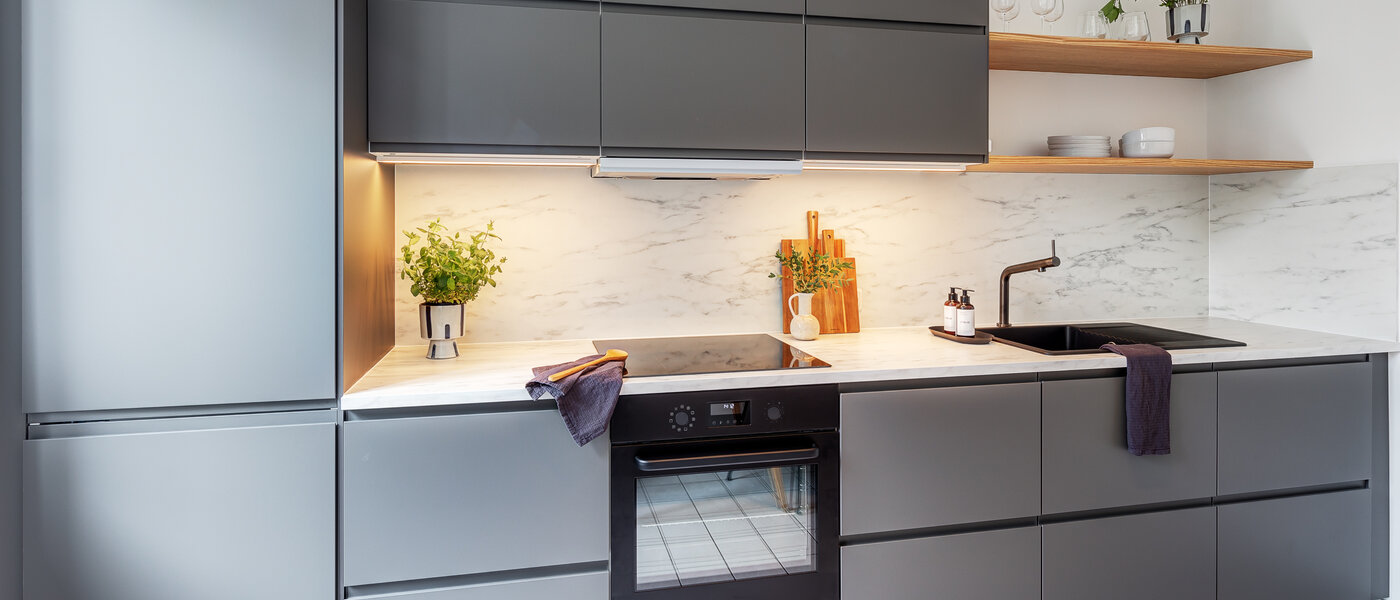 квартира München Lehel 03 кухня 13584