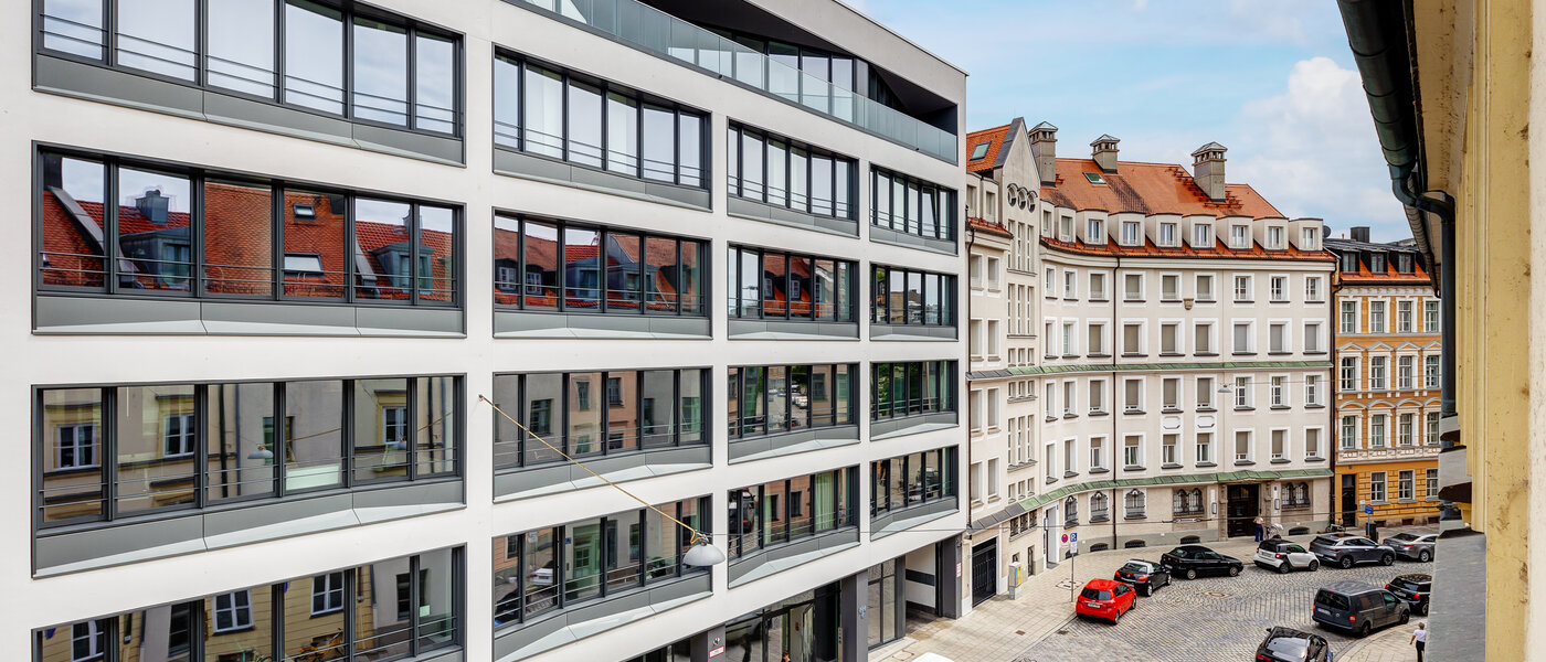 квартира München Lehel 02 вид из окна 13584