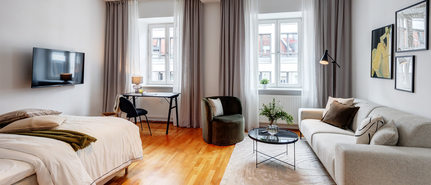 квартира München Lehel 01 жилое пространство 13584