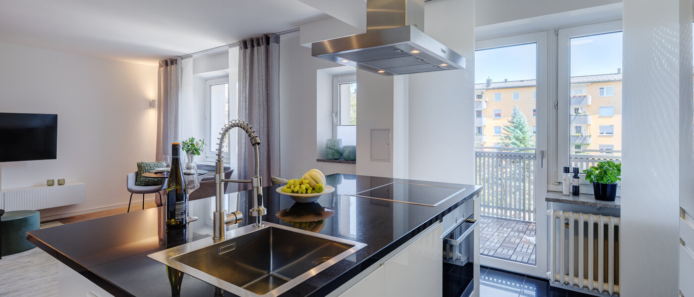 квартира München Bogenhausen 04 кухня 13604