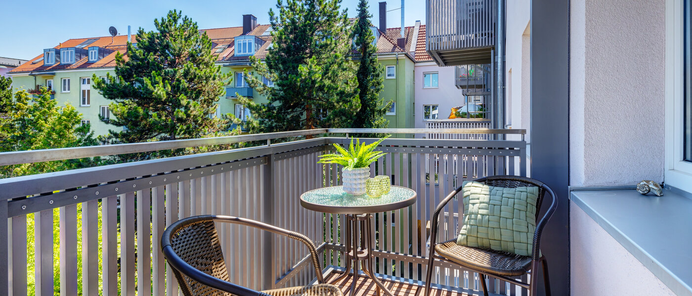 квартира München Bogenhausen 01 балкон 13604
