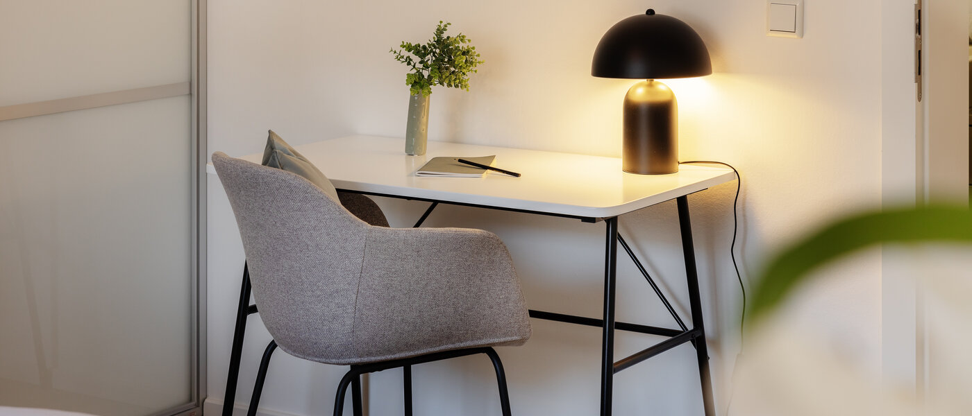 квартира München Bogenhausen 04 спальная комната 13604