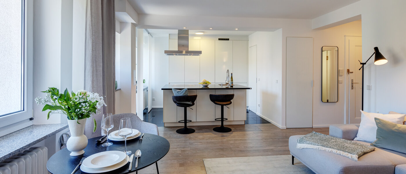 квартира München Bogenhausen 04 жилое пространство 13604