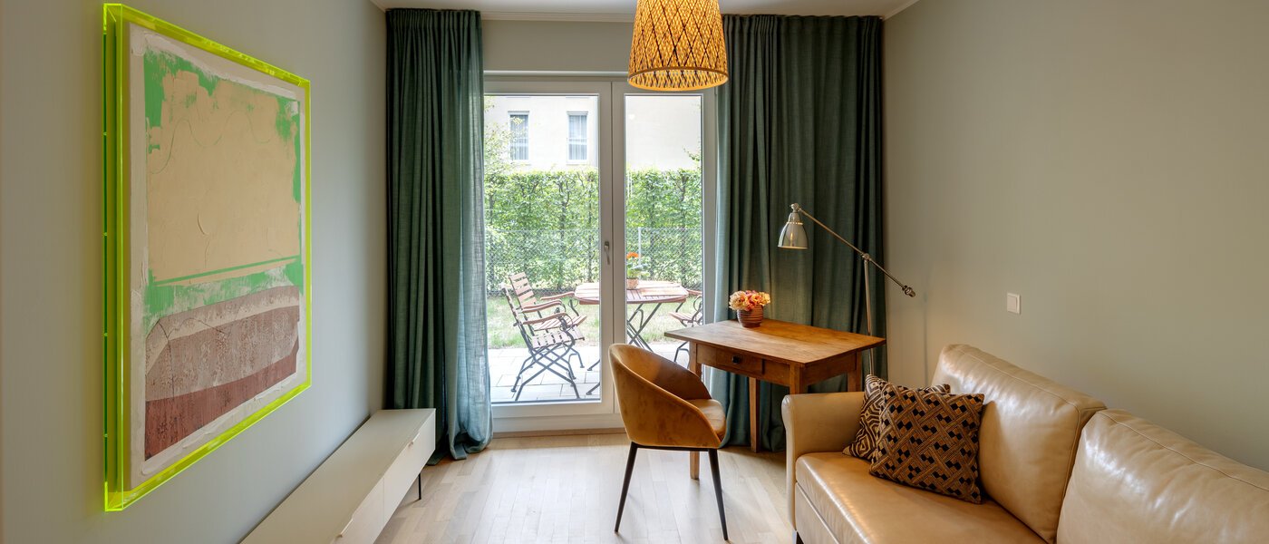 квартира München Obersendling 01 гостевая комната 13617