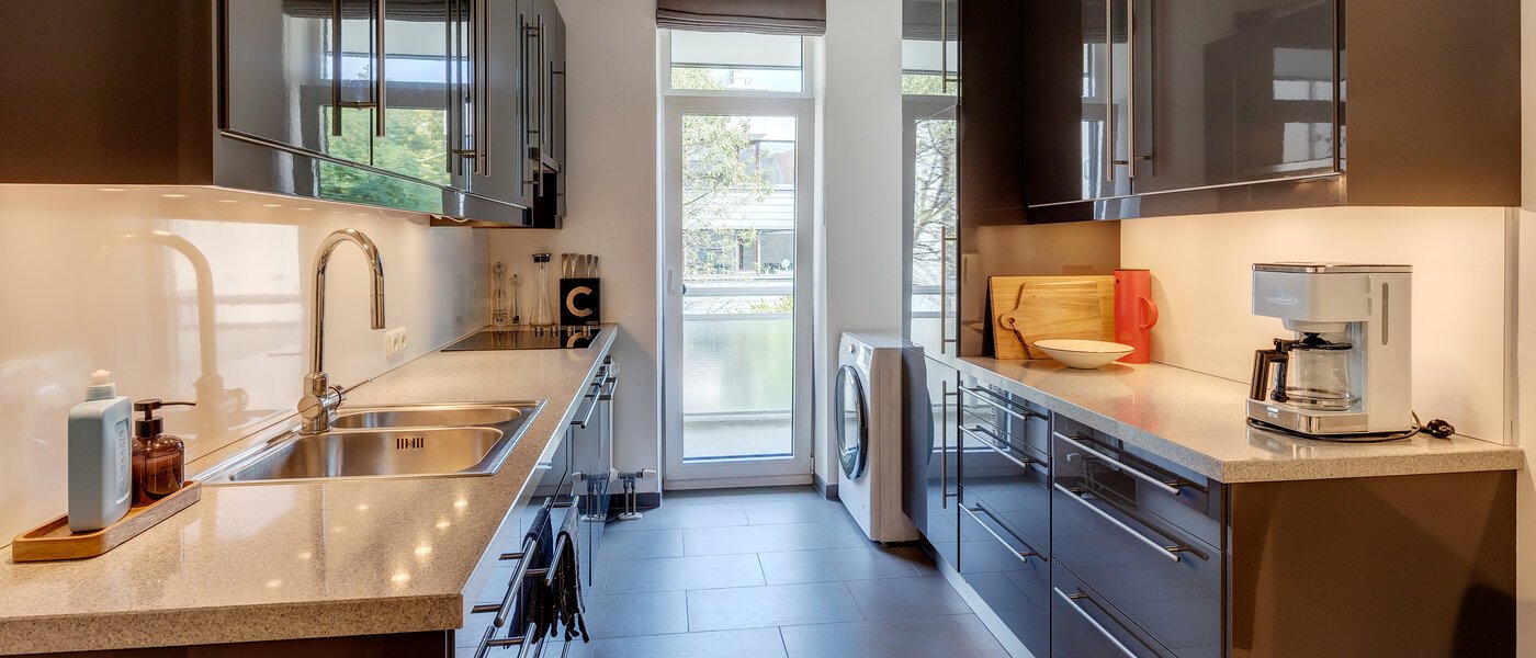 квартира München Altbogenhausen 01 кухня 13633