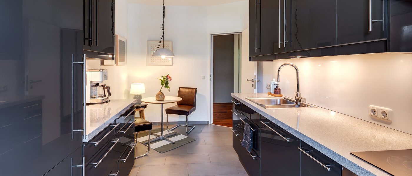 квартира München Altbogenhausen 03 кухня 13633