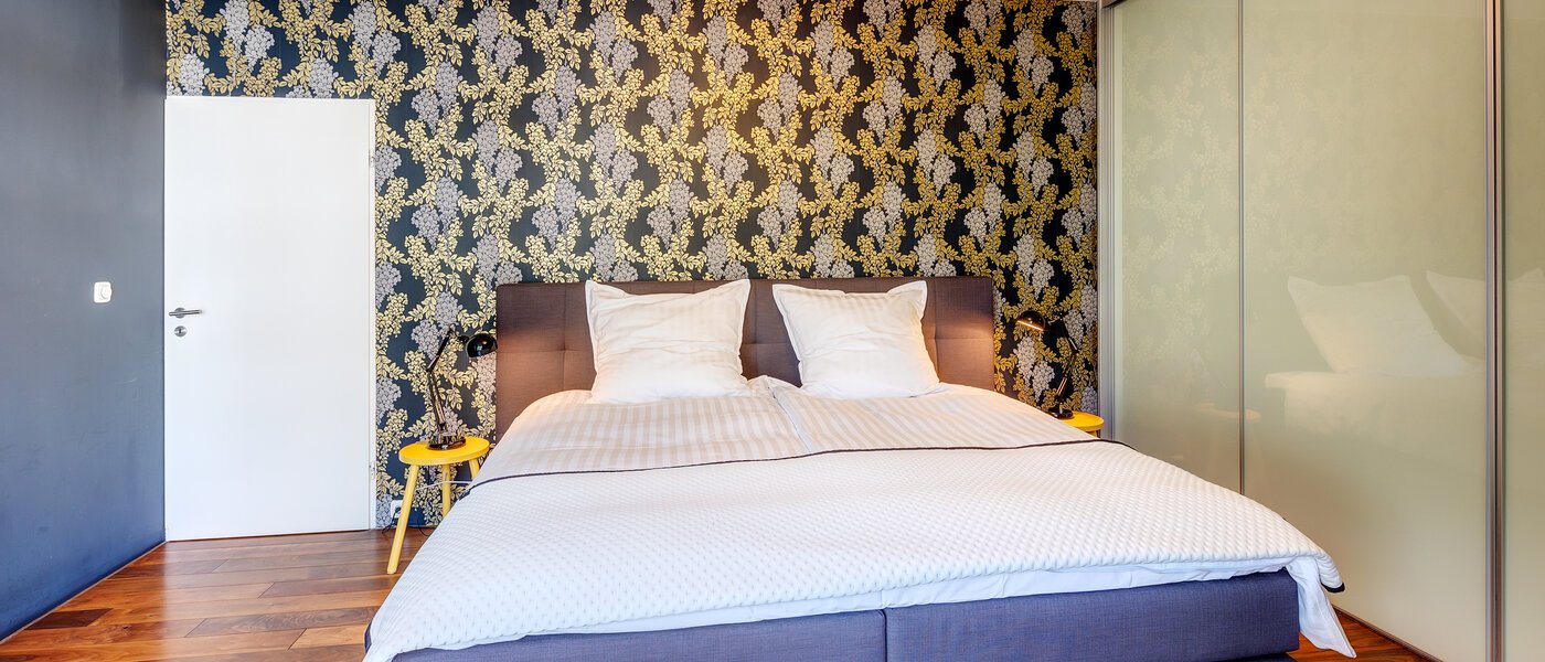 квартира München Altbogenhausen 01 спальная комната 13633