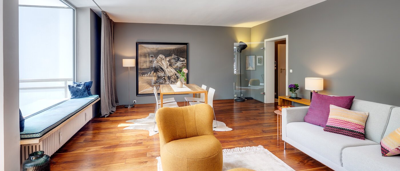 квартира München Altbogenhausen 03 гостиная 13633