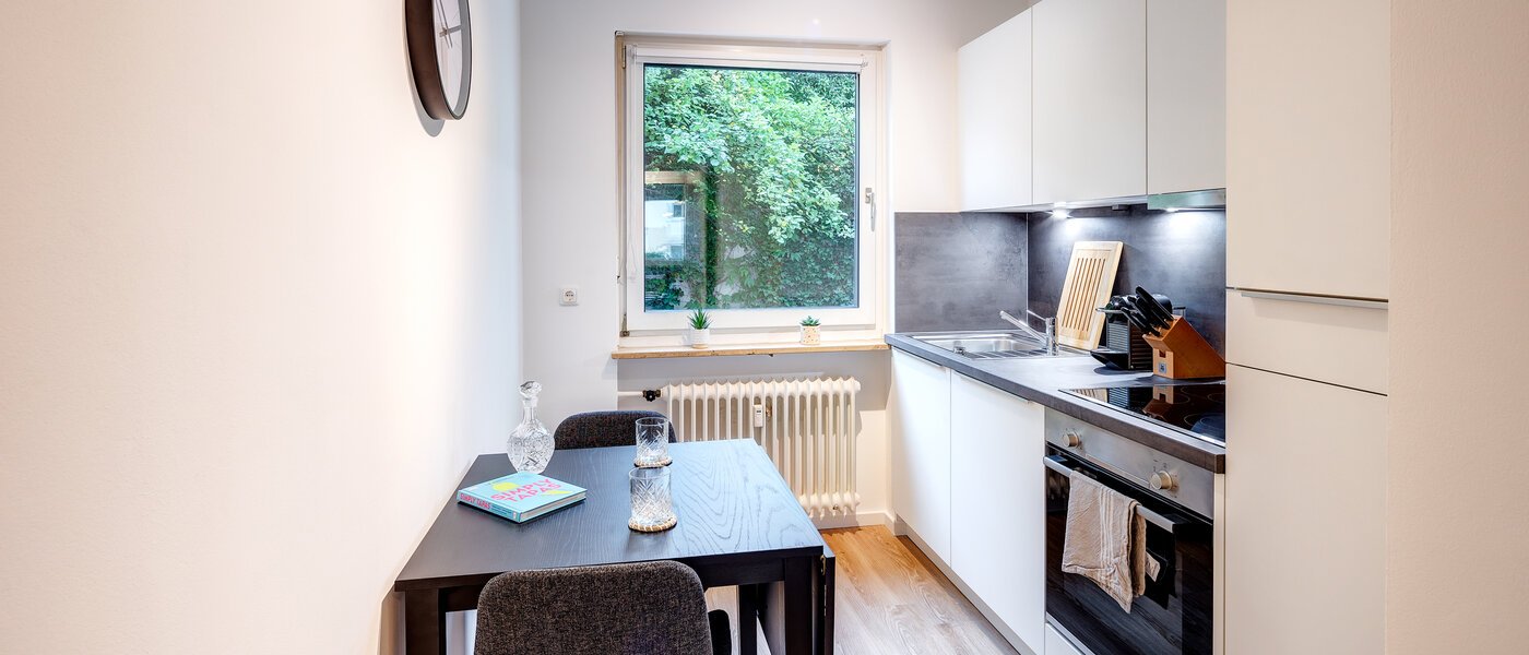 квартира München Fasanerie 01 кухня 13634