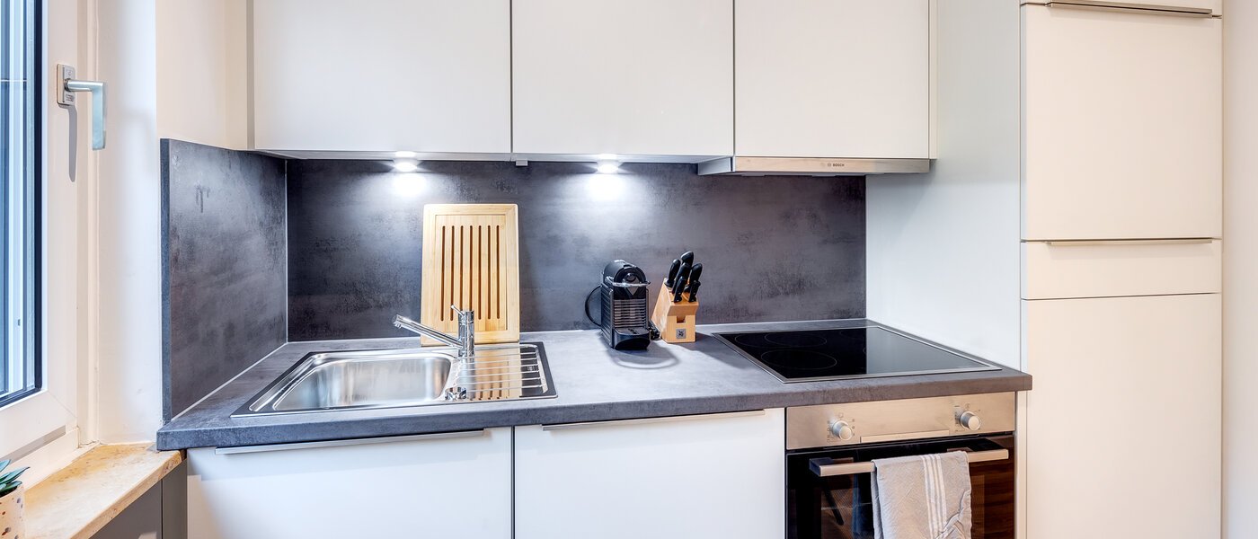 квартира München Fasanerie 02 кухня 13634