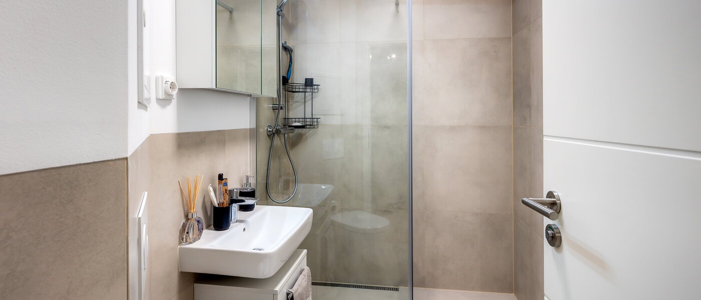 квартира München Fasanerie 01 ванная комната 13634