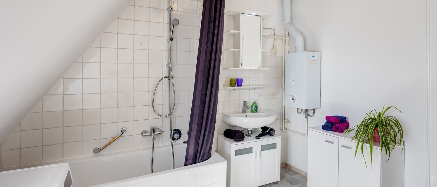 мансардная квартира München Nymphenburg 02 ванная комната 13654