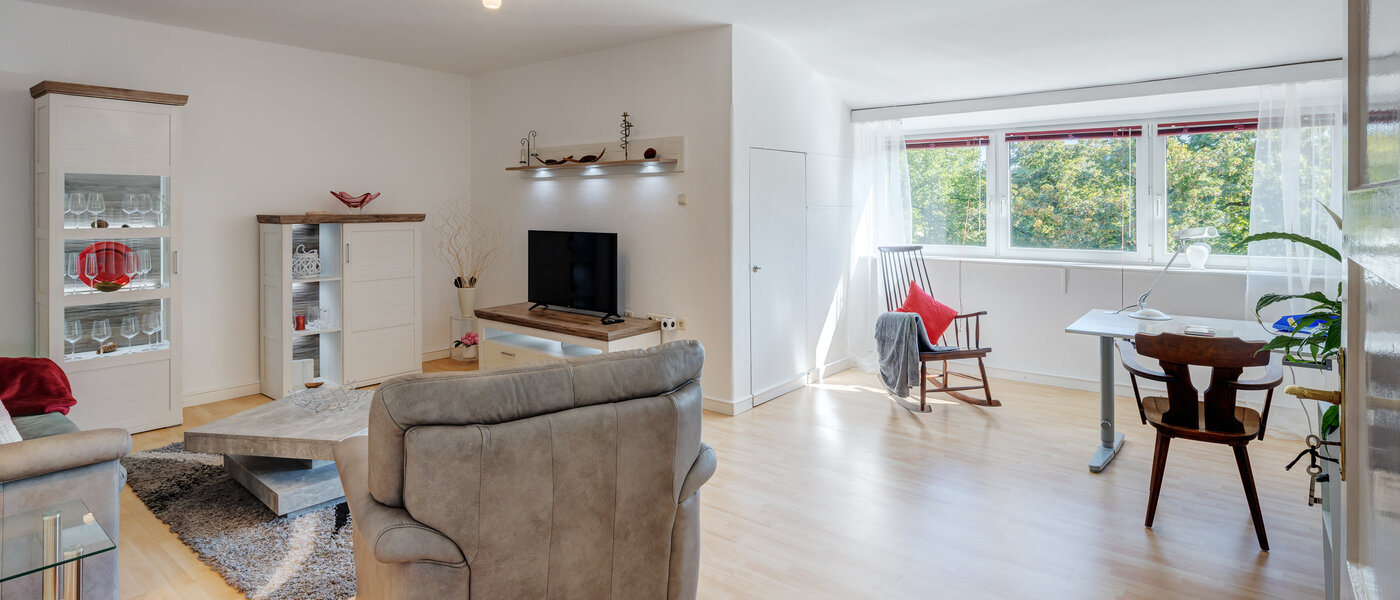 мансардная квартира München Nymphenburg 02 жилое пространство 13654