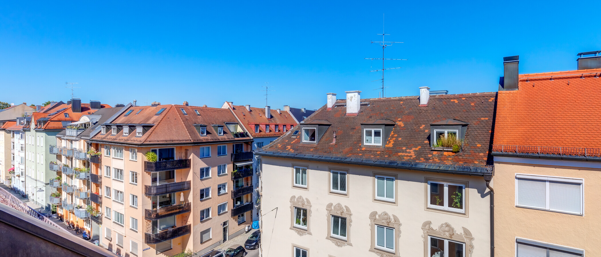 квартира München Glockenbachviertel 01 вид из окна 13655
