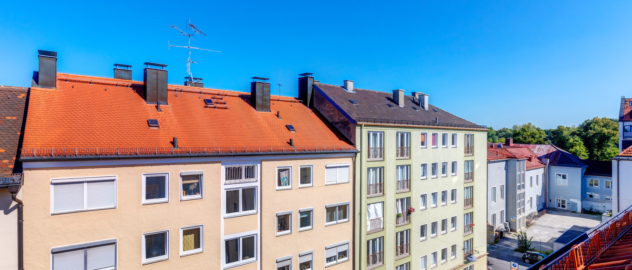 квартира München Glockenbachviertel 02 вид из окна 13655