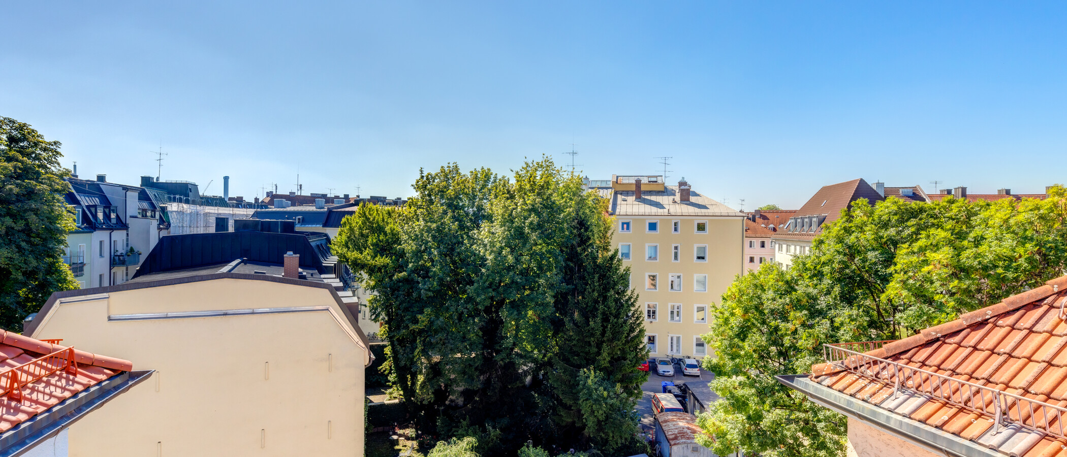 квартира München Glockenbachviertel 03 вид из окна 13655