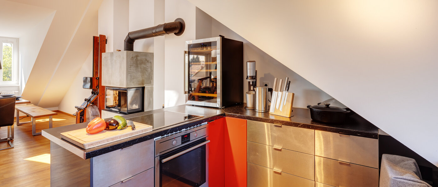 мансардная квартира München Ramersdorf 03 кухня 13657