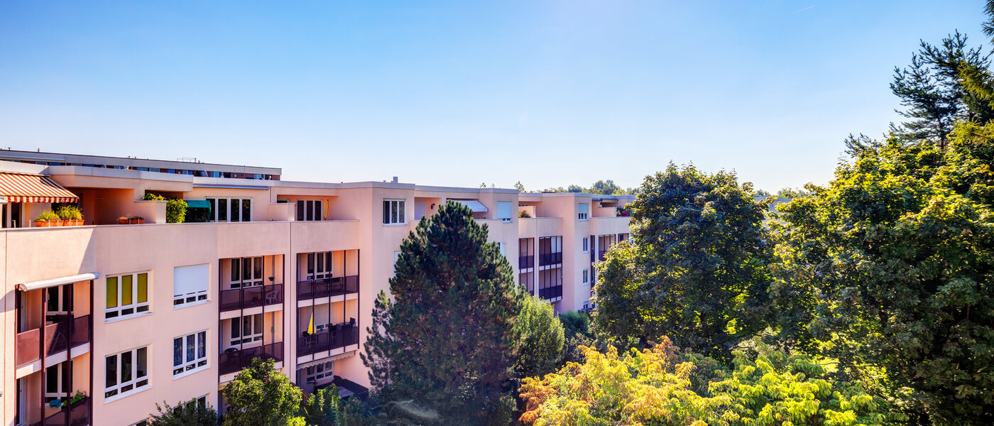 мансардная квартира München Neuperlach 01 вид из окна 13658