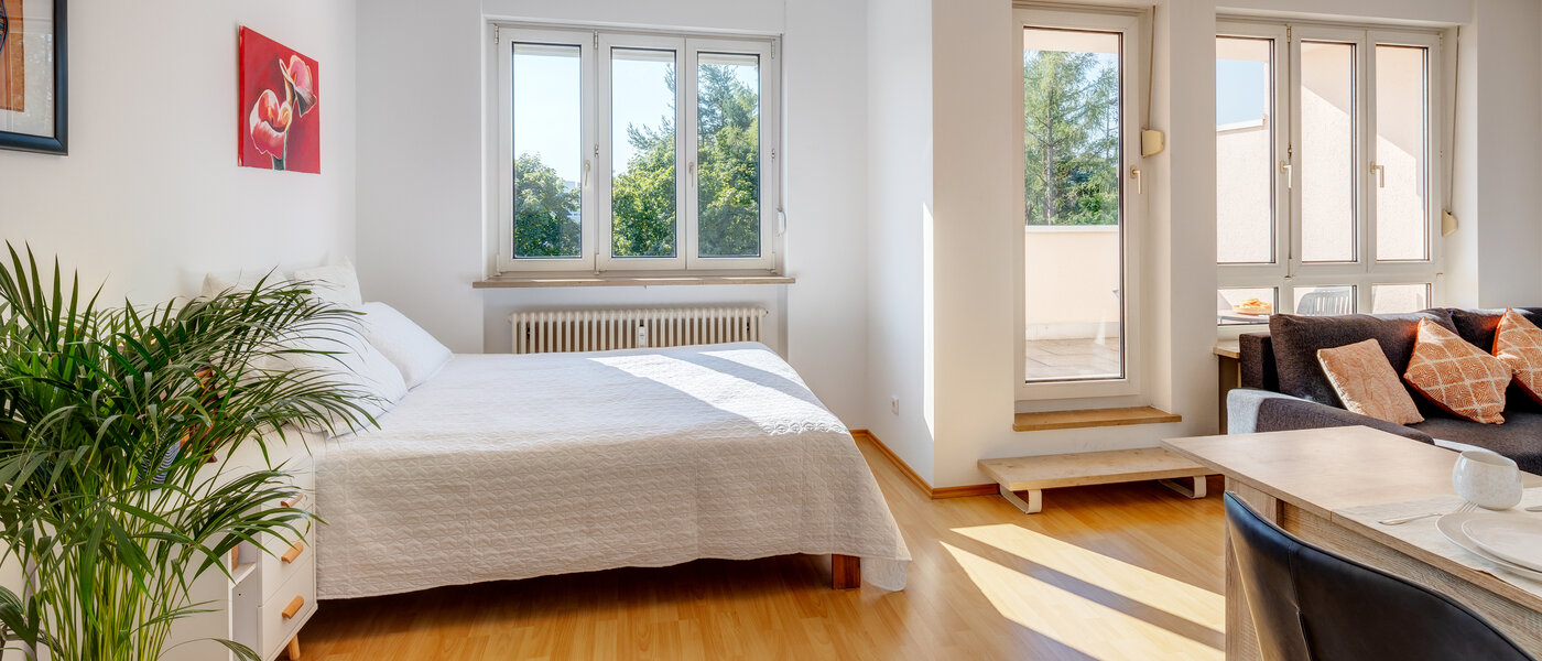 мансардная квартира München Neuperlach 02 жилое пространство 13658