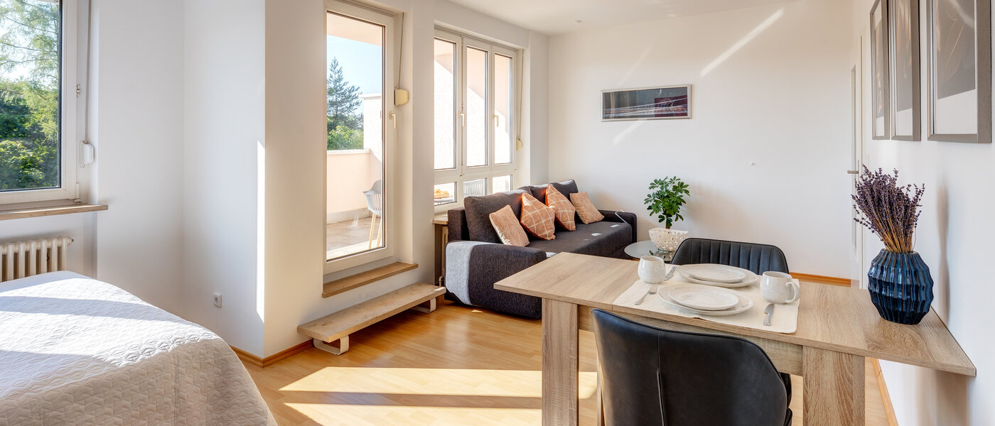 мансардная квартира München Neuperlach 03 жилое пространство 13658