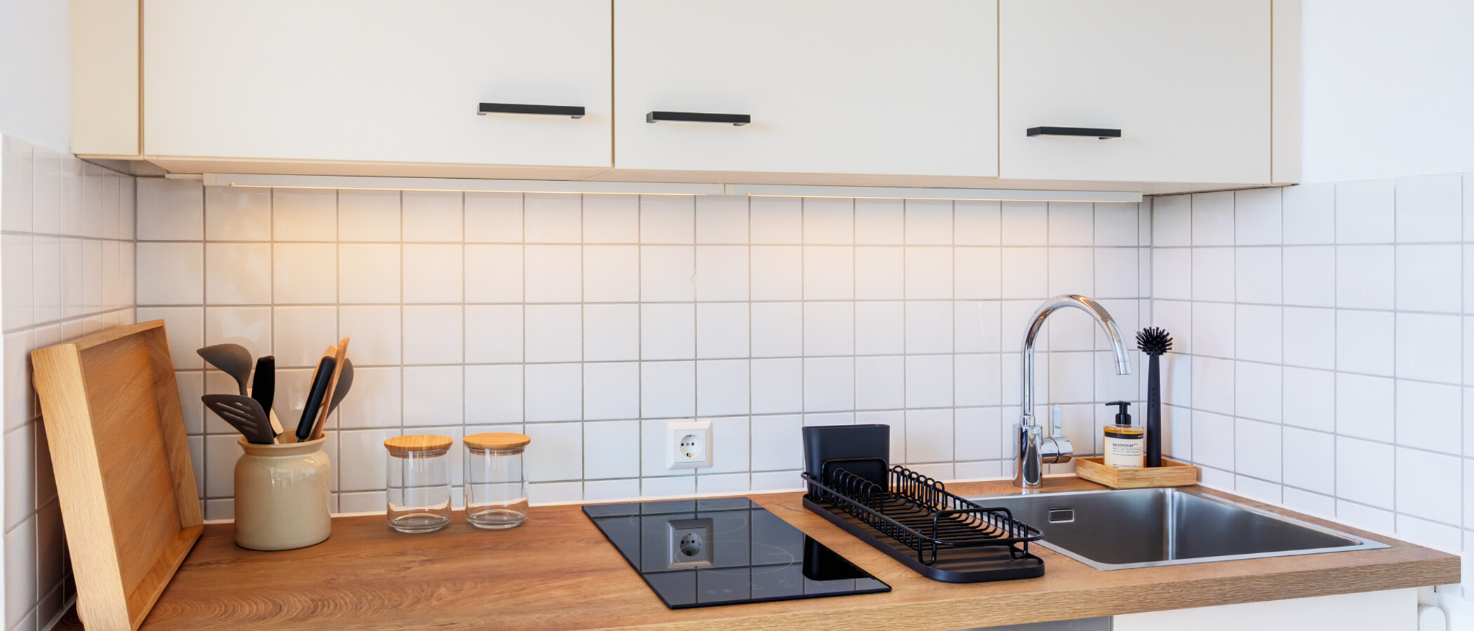 квартира München Parkstadt Solln 01 кухня 13660