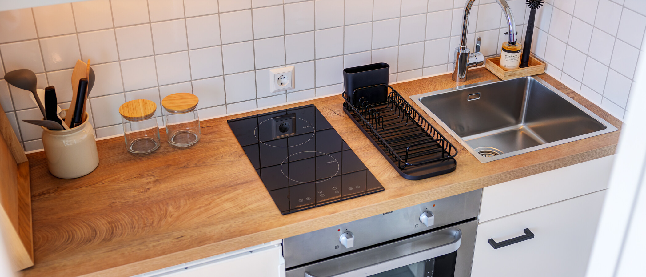 квартира München Parkstadt Solln 02 кухня 13660