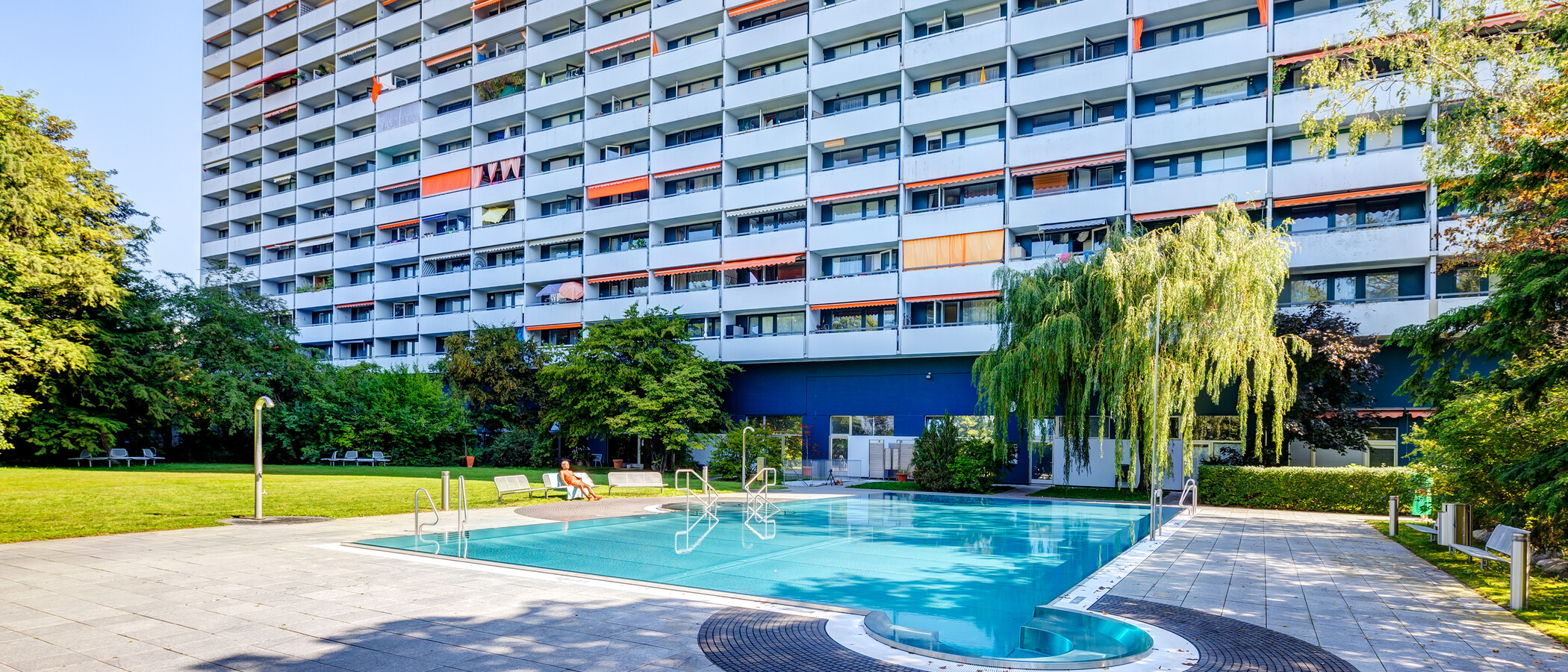 квартира München Parkstadt Solln 01 бассейн 13660
