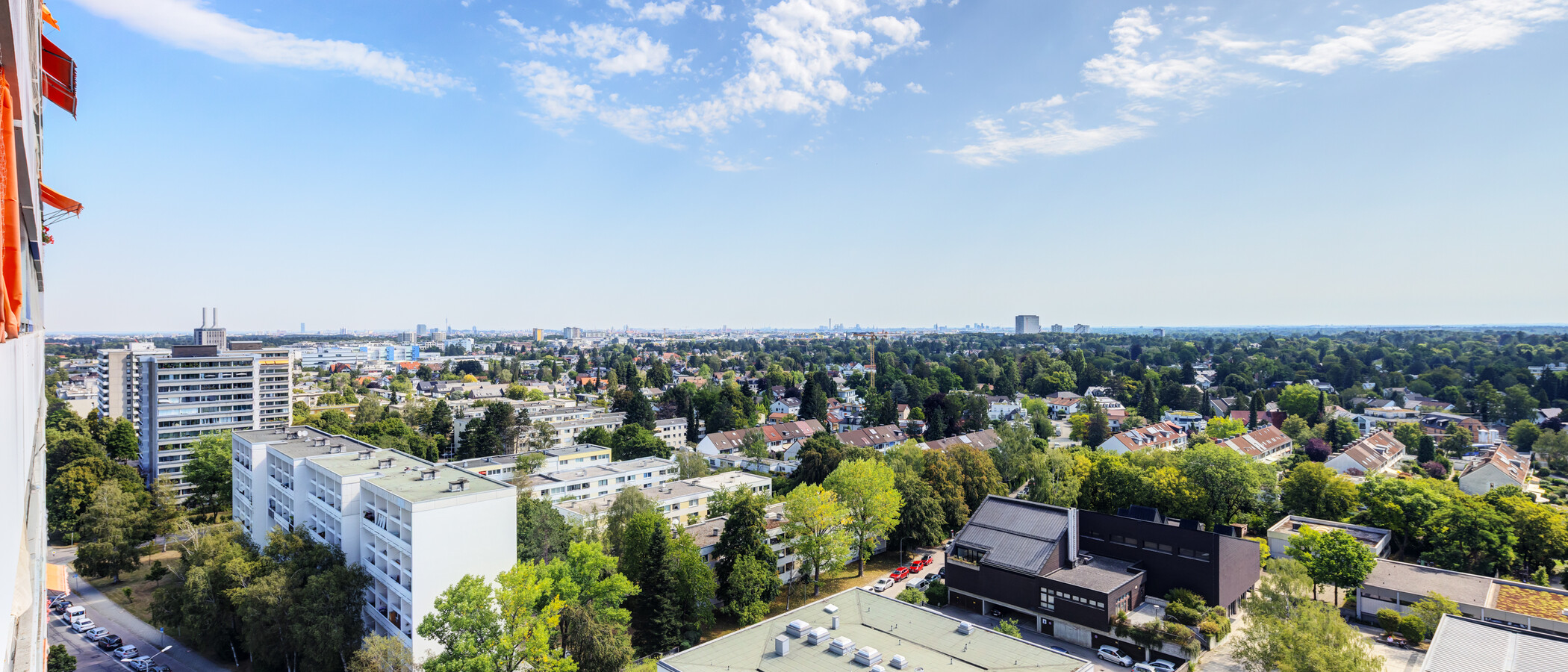 квартира München Parkstadt Solln 03 вид из окна 13660