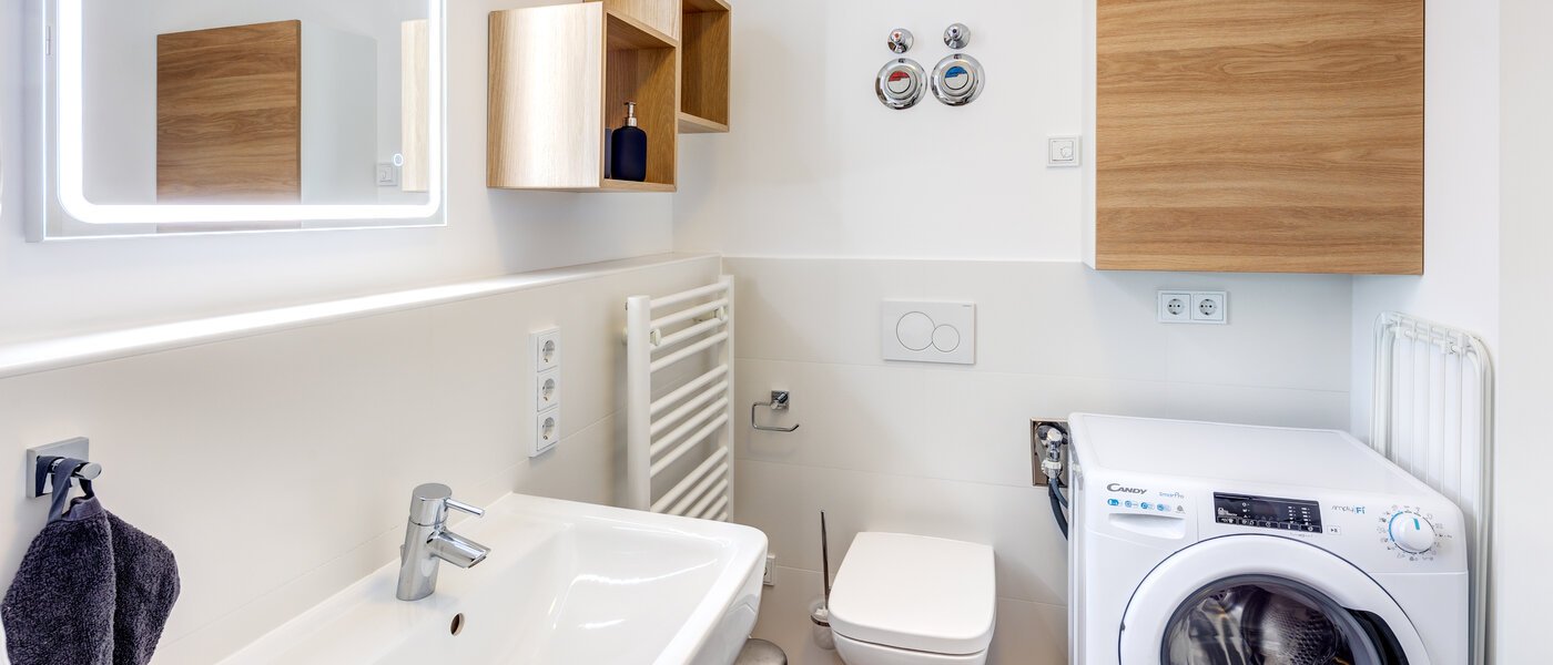 квартира München Obergiesing 03 ванная комната 13663