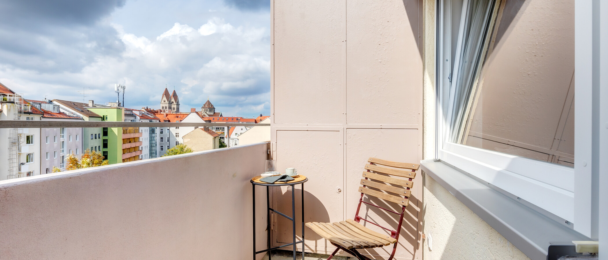 квартира München Maxvorstadt 01 балкон 13666