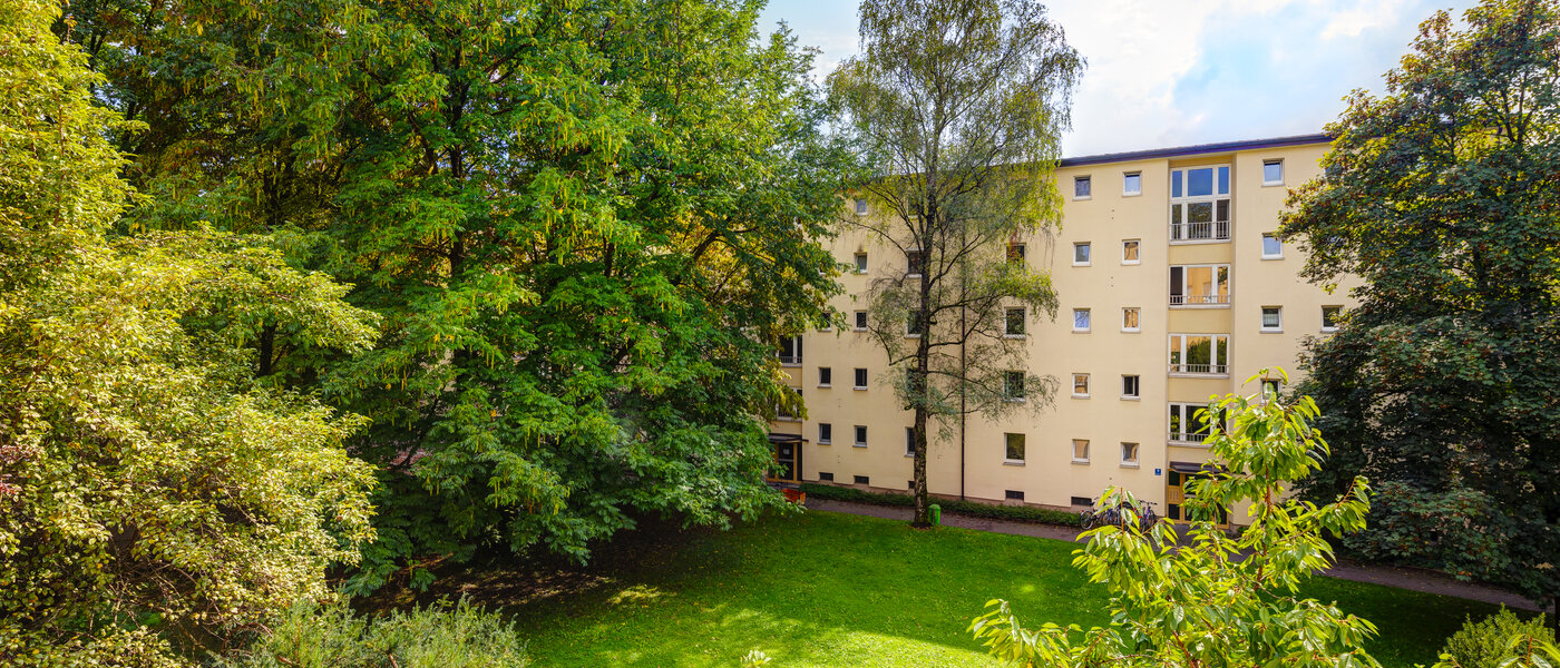 квартира München Parkstadt Bogenhausen 01 вид из окна 13668