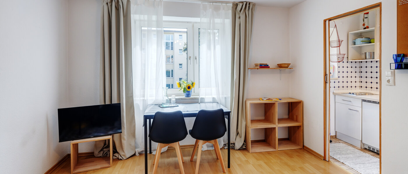 квартира München Parkstadt Bogenhausen 02 жилое пространство 13668